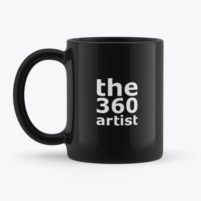 The 360 Artist Logo (White)