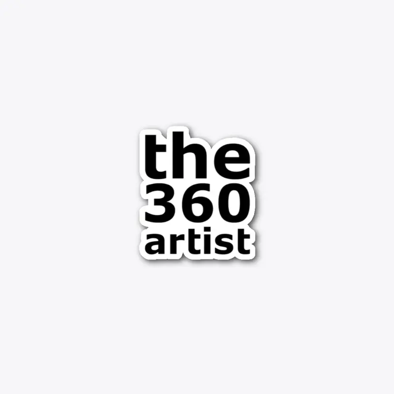 The 360 Artist Logo (White)